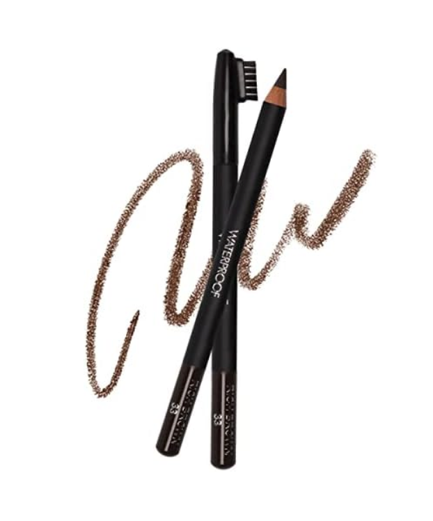 Sorme Cosmetics Waterproof Eyebrow Pencil With Brush, (33) Rich Brown